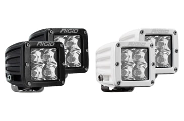 Image of Rigid Industries D-Series PRO Hybrid-Spot LED, Black, White