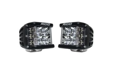 Image of Rigid Industries D-SS Series PRO Spot LED Surface Mount, Pair, Black, 262213