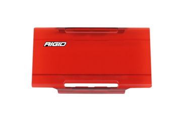 Image of Rigid Industries E-Series Lens Cover 6" - Red 72396