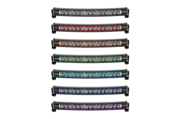 Image of Rigid Industries Radiance + 16632 Lumens LED Curved RGBW Light Bar, 50in, 350053