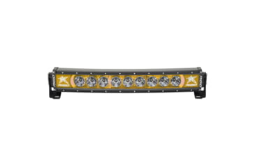 Image of Rigid Industries Radiance+ LED Curved Light Bar w/ Amber Backlight / Black Housing, 20in, 32004