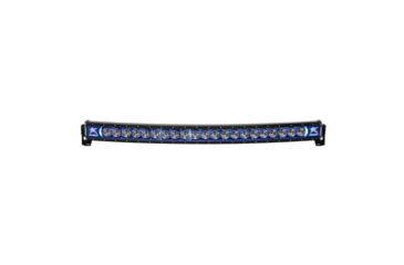 Image of Rigid Industries Radiance+ LED Curved Light Bar w/ Blue Backlight / Black Housing, 40in, 34001