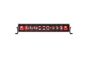 Image of Rigid Industries Radiance+ LED Light Bar w/ Red Backlight / Black Housing, 20in, 220023