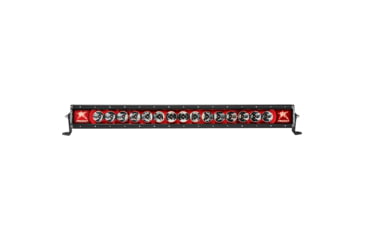 Image of Rigid Industries Radiance+ LED Light Bar w/ Red Backlight / Black Housing, 30in, 230023
