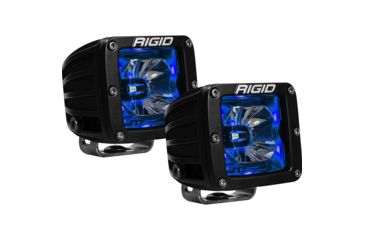 Image of Rigid Industries Radiance  Pod Backlight w/ Black Housing, Pair, Blue, 20201