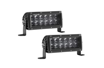 Image of Rigid Industries SAE Compliant E-Series Light Bar, Pair, Black, 6in, 106613