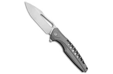 Image of Rike Knife Rike Knife Thor5 Frame Lock Knife Gray Titanium 3.75" Satin THOR5-P, Gray, Bohler M390, adult, BHQ-80882