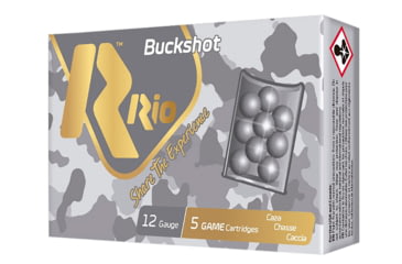Image of Rio Ammunition Royal Buck 12 Gauge 2.75 in Size 4 Buck Shot Ammo, 25 Rounds, RB122725