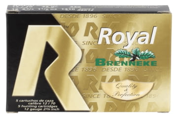 Image of RIO Ammunition RBK12 Royal Brenneke 12 Gauge 2.75 1 1/8 Oz Slug Shot 5 Bx/ 50