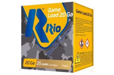 Image of RIO Ammunition RC208 Game Load 20 Gauge 2.75 1 Oz 8 Shot 25 Bx/ 10 Cs