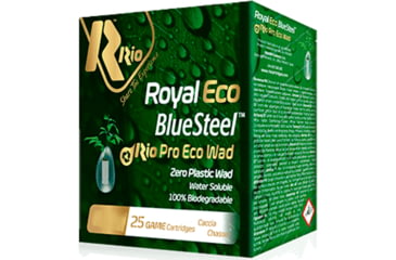 Image of RIO Ammunition Royal 24 ECO BlueSteel 20 Gauge 2 3/4 in 7/8 oz 6 Shot Shotgun Ammo, 25 Rounds, REBS246