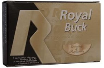 Image of RIO Ammunition Royal Buck 12 ga 2 3/4in 21 plts Size 4B 1345 fps - 5/box, RB1221