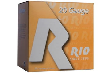Image of RIO Ammunition Small Game Load Shotshell 20 ga 3in MAX 1-1/4 oz Size 5 1250 fps 25/Box, RC205MGN
