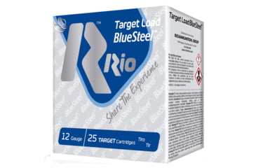 Image of RIO Ammunition TLBS287 Target Load BlueSteel 12 Gauge 2.75 1 Oz 7 Shot 25 Bx/ 1