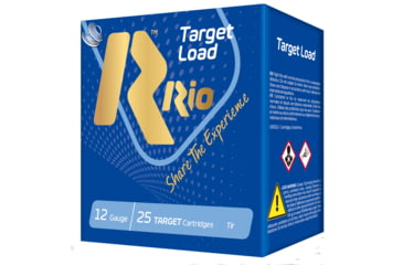 Image of RIO Ammunition Target Load Trap 12 Gauge 1 oz 2 3/4in Centerfire Shotgun Ammo, 25 Rounds, TLT288