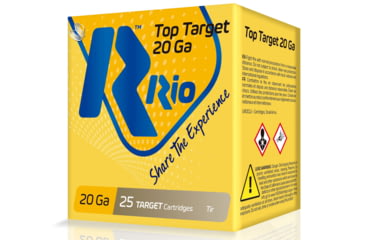 Image of RIO Ammunition TT2075 Top Target 20 Gauge 2 3/4 7/8 Oz 7.5 Shot 25 Bx/ 10 Cs