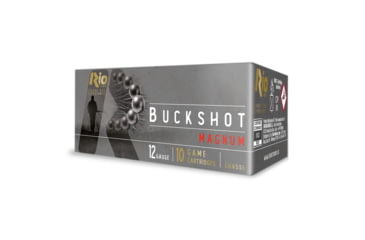 Image of Rio Outdoors Corp Rio Royal Buck 15P 3 Magnum Buck Shotshells 12ga 3" 15plts 1200fps #00 10/ct, RBM1215