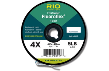 Image of RIO Products Fluoroflex Freshwater Tippet, 30yd, 3X, RIO-22117