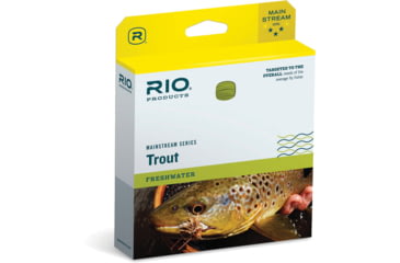 Image of RIO Products Mainstream Trout DT, Lemon Green, 3wt, RIO-20749