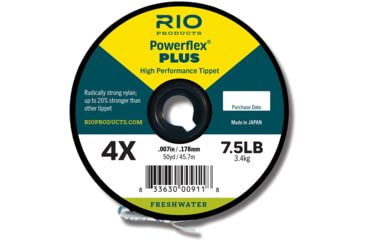 Image of RIO Products Powerflex Plus Tippet, 3-Pack, 4X-6X, RIO-22198