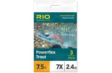 Image of RIO Products Powerflex Trout Leader, 9ft, 4X, 3 Pack, RIO-24637