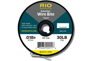 Image of RIO Products Powerflex Wire Bite Tippet, 30lb, 15ft, RIO-22146