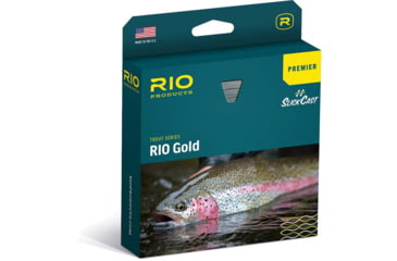 Image of RIO Products Premier Rio Gold Fly Line, WF3F, Moss/Gold, 6-19230