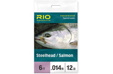 Image of RIO Products Salmon/Steelhead Leader, Glacial Green, 12ft, 10lb, RIO-24471