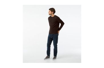 Image of Smartwool Ripple Ridge Crew Sweater-Men's, Sumatra Heather, Extra Large, SW000297892-XXL