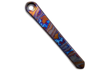 Image of Ripps Garage Tech Ripps Garage Tech Chris Reeve Knives Pocket Clip - Polish Gold/Purple Timascus, Gold/Purple, adult, BHQ-202715
