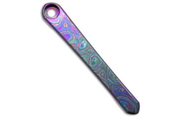 Image of Ripps Garage Tech Ripps Garage Tech Chris Reeve Knives Pocket Clip - Polish Purple/Blue Timascus, Purple/Blue, adult, BHQ-202718