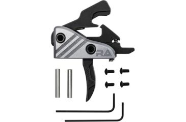 Image of RISE Armament BLITZ 3.5lb Drop-In Trigger w/ Anti Walk Pins, Silver/Black, RA-524-BLK