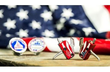 Image of Rise Armament Folds of Honor AR Performance Trigger,Straight Blade,3.5lb Pull Weight,Anodized Aluminum RA-13FOLDS-PT