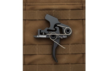 Image of Rise Armament OPMOD HEX-C 2-Stage Trigger, Curved, 4.5 lb, Black, RA-100-HEXC-BLK