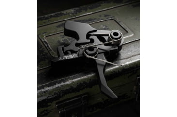 Image of Rise Armament OPMOD HEX-C 2-Stage Trigger, Curved, 4.5 lb, Black, RA-100-HEXC-BLK