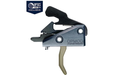 Image of Rise Armament OPMOD Hex-C RA-240 AR-15/AR-10 Enhanced Rifle Trigger, FDE, RA-240-HEXC-FDE