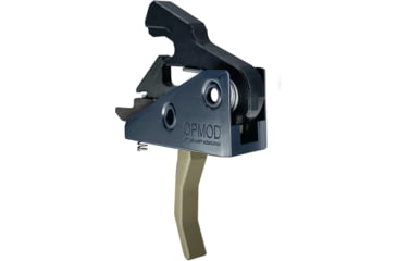 Image of Rise Armament OPMOD Hex-C RA-240 AR-15/AR-10 Enhanced Rifle Trigger, FDE, RA-240-HEXC-FDE