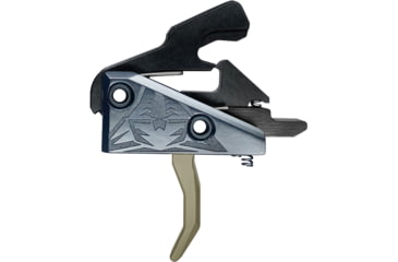 Image of Rise Armament OPMOD Hex-C RA-240 AR-15/AR-10 Enhanced Rifle Trigger, FDE, RA-240-HEXC-FDE