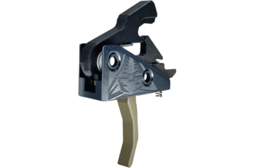 Image of Rise Armament OPMOD Hex-C RA-240 AR-15/AR-10 Enhanced Rifle Trigger, FDE, RA-240-HEXC-FDE