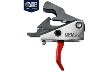 Image of Rise Armament OPMOD Hex-C RA-240 AR15/AR10 Enhanced Rifle Trigger, Red, RA-240-HEXC-RED