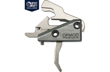 Image of Rise Armament OPMOD Hex-C RA-240 Enhanced Rifle Trigger, Curved, 3.5lb Pull, Graphite, Silver, RA-240-HEXC-SLVR