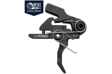 Image of Rise Armament OPMOD RA-101 HEX-C Single-Stage AR Trigger, Curved, 4lb, Black, RA-101-HEXC-BLK
