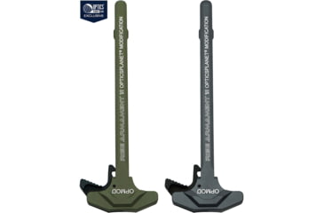 Image of Rise Armament OPMOD RA-212 Extended Latch Charging Handle, Green, Grey
