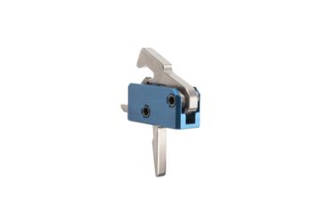 Image of OpticsPlanet Exclusive RISE Armament RA-240 Enhanced Rifle Trigger, Straight, 3.5lb Pull, Blue/Silver, RA-242-ERT