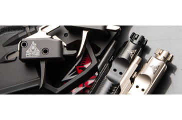 Image of Rise Armament RA-434 High Performance Trigger w/Anti-Walk Pins, .308/.223 AR, Black, RA-434-BLK 