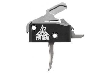 Image of Rise Armament RA-434 High Performance Trigger w/Anti-Walk Pins, .308/.223 AR, Silver, RA-434-SLVR