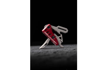 Image of Rise Armament RA-535 Advanced-Performance Trigger, Red/Silver RA-535-SLVR
