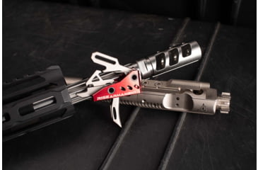 Image of Rise Armament RA-535 Advanced-Performance Trigger, Red/Silver RA-535-SLVR