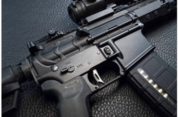 Image of Rise Armament RA-535 Advanced-Performance Trigger, Red/Silver RA-535-SLVR