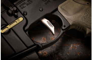 Image of Rise Armament RA-535 Advanced-Performance Trigger, Red/Silver RA-535-SLVR